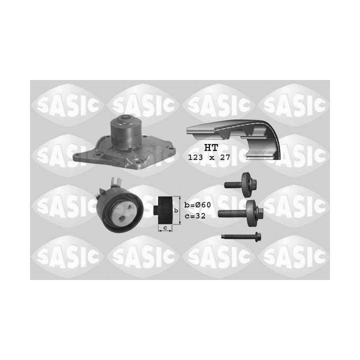 Vandens siurblio ir paskirstymo diržo komplektas SASIC 3904003