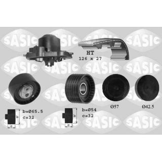 Vandens siurblio ir paskirstymo diržo komplektas SASIC 3904008