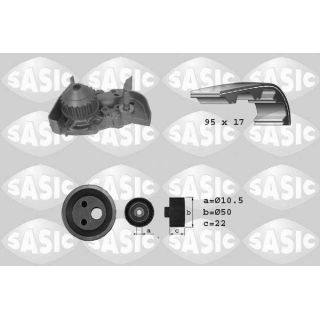 Vandens siurblio ir paskirstymo diržo komplektas SASIC 3904025