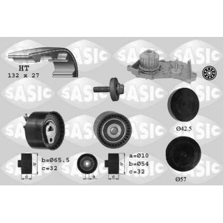 Vandens siurblio ir paskirstymo diržo komplektas SASIC 3904035