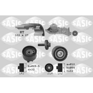 Vandens siurblio ir paskirstymo diržo komplektas SASIC 3904036