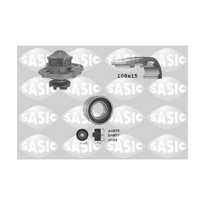 Vandens siurblio ir paskirstymo diržo komplektas SASIC 3906014