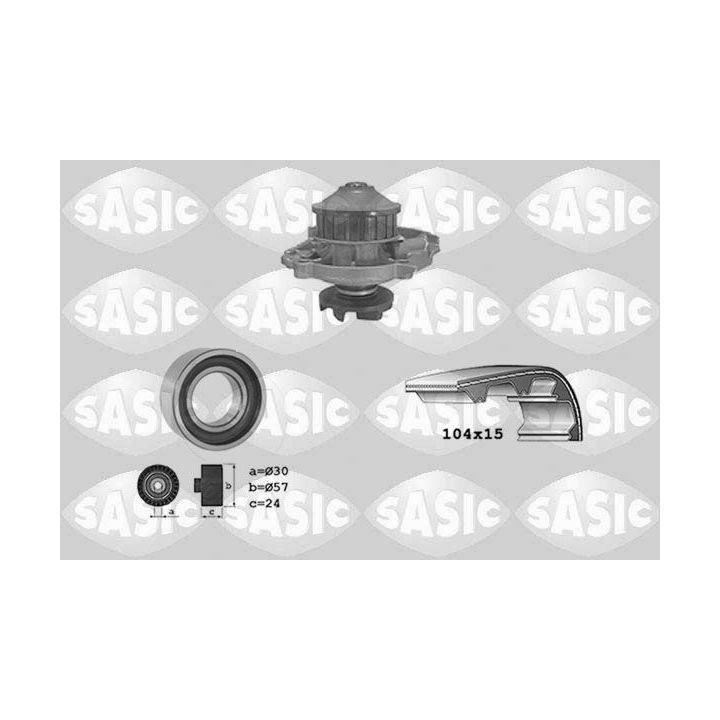 Vandens siurblio ir paskirstymo diržo komplektas SASIC 3906015