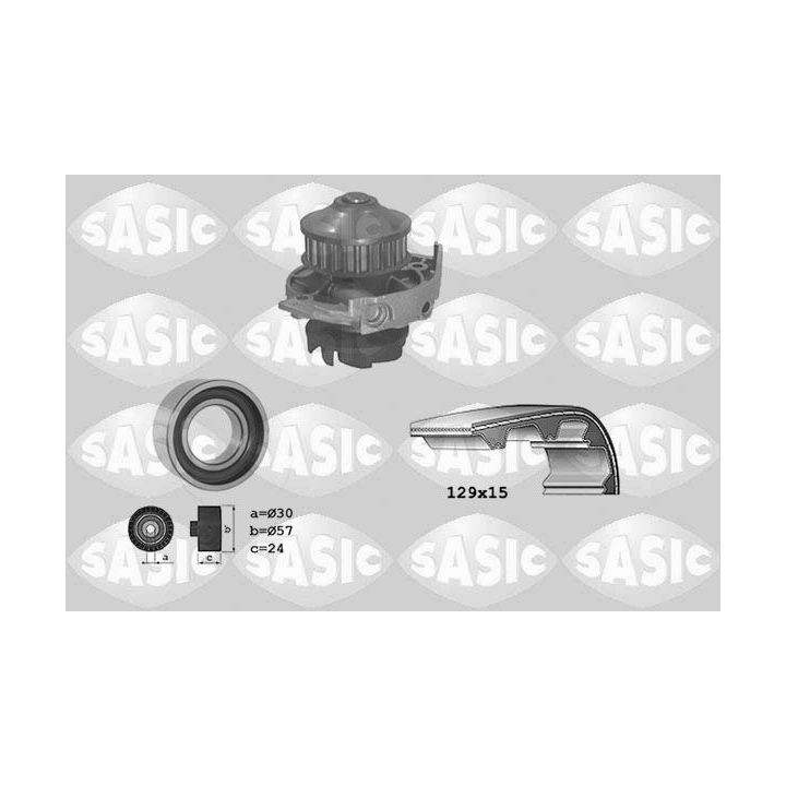 Vandens siurblio ir paskirstymo diržo komplektas SASIC 3906017