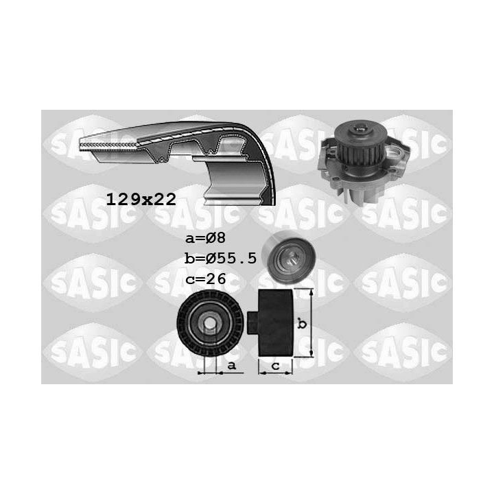 Vandens siurblio ir paskirstymo diržo komplektas SASIC 3906041