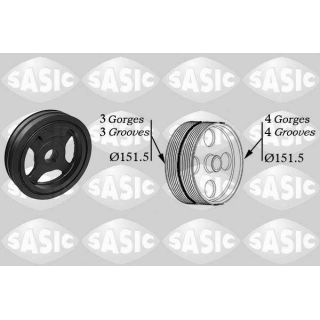 Skriemulys, alkūninis velenas SASIC 2154027