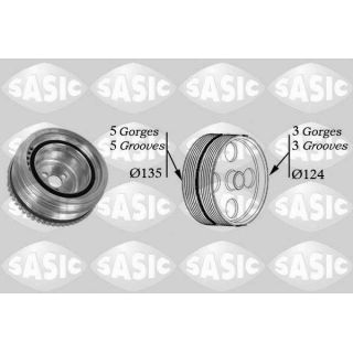 Skriemulys, alkūninis velenas SASIC 2156045