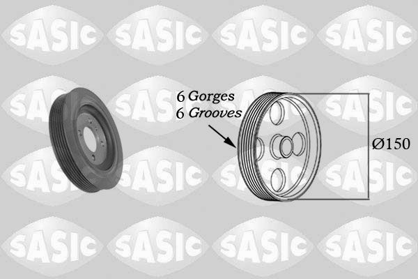 Skriemulys, alkūninis velenas SASIC 2156081