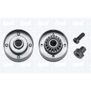 įtempiklio skriemulys, V formos rumbuotas diržas IPD 14-0318
