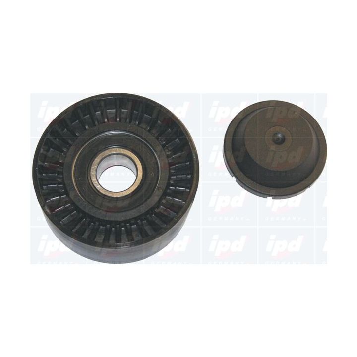 įtempiklio skriemulys, V formos rumbuotas diržas IPD 15-3321