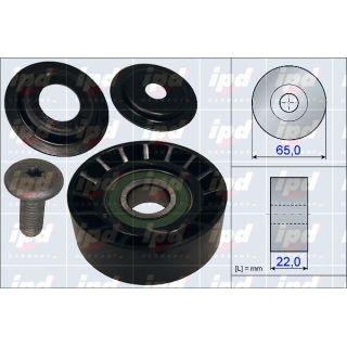 Kreipiantysis skriemulys, V formos rumbuotas diržas IPD 15-3895