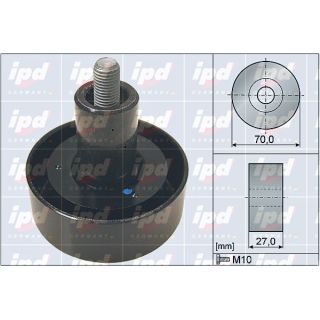 Kreipiantysis skriemulys, V formos rumbuotas diržas IPD 15-4151