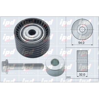Kreipiantysis skriemulys, paskirstymo diržas IPD 15-4107