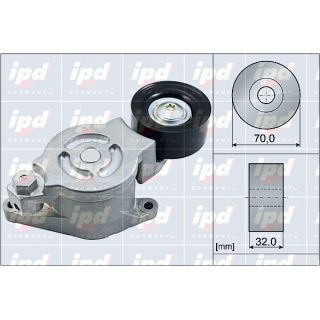 Diržo įtempiklis, V formos rumbuotas diržas IPD 15-4034