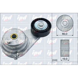 Diržo įtempiklis, V formos rumbuotas diržas IPD 15-4077