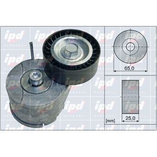 Diržo įtempiklis, V formos rumbuotas diržas IPD 15-4119