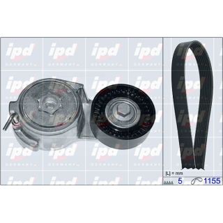 V formos rumbuotas diržas, komplektas IPD 20-1806