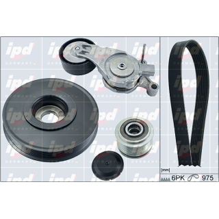 V formos rumbuotas diržas, komplektas IPD 20-1853