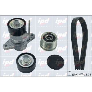 V formos rumbuotas diržas, komplektas IPD 20-1856