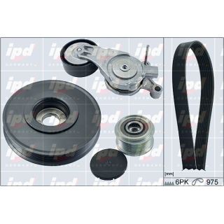 V formos rumbuotas diržas, komplektas IPD 20-1860