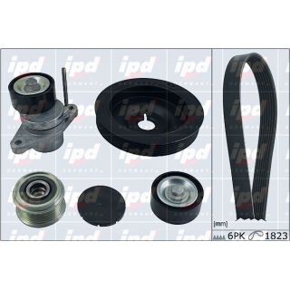 V formos rumbuotas diržas, komplektas IPD 20-1868