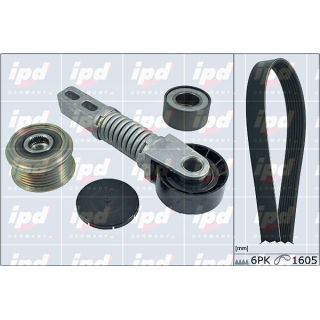 V formos rumbuotas diržas, komplektas IPD 20-1873