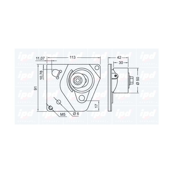 įtempiklio svirtis, paskirstymo diržas IPD 15-3179