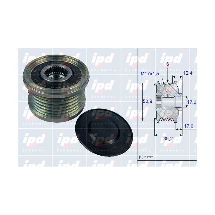 Laisvos eigos sankaba, kint. sr. generatorius IPD 15-3887