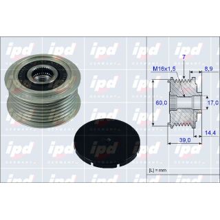 Laisvos eigos sankaba, kint. sr. generatorius IPD 15-3967
