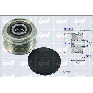 Laisvos eigos sankaba, kint. sr. generatorius IPD 15-4007