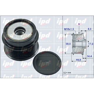 Laisvos eigos sankaba, kint. sr. generatorius IPD 15-4009