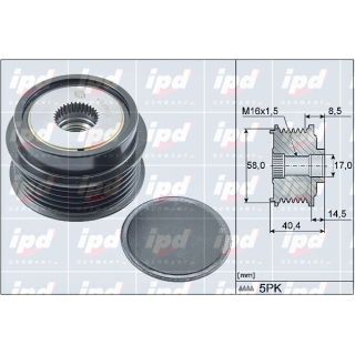 Laisvos eigos sankaba, kint. sr. generatorius IPD 15-4157