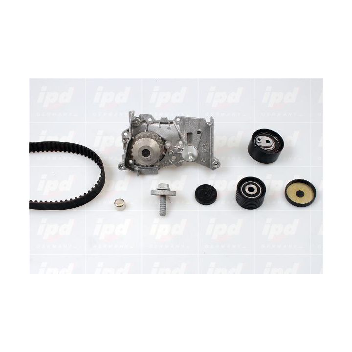 Vandens siurblio ir paskirstymo diržo komplektas IPD K62010
