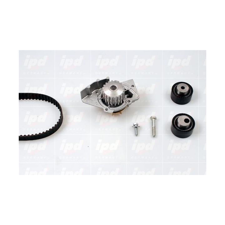 Vandens siurblio ir paskirstymo diržo komplektas IPD K62017
