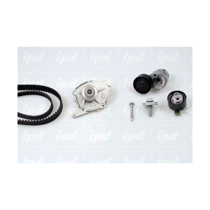 Vandens siurblio ir paskirstymo diržo komplektas IPD K62033