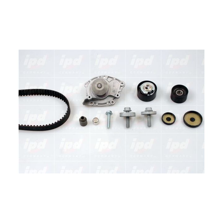 Vandens siurblio ir paskirstymo diržo komplektas IPD K62043
