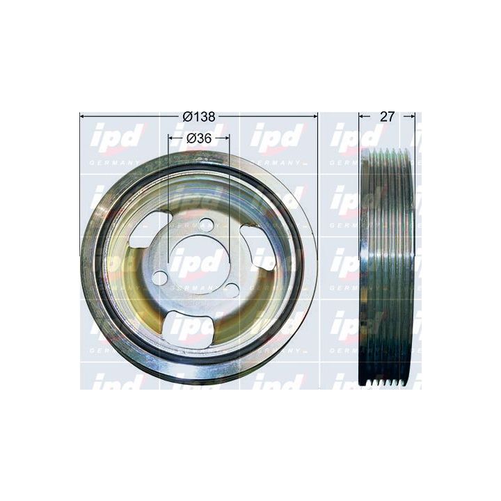 Skriemulys, alkūninis velenas IPD 15-7267