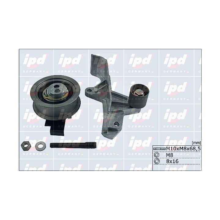 Skriemulių komplektas, paskirstymo diržas IPD 19-1751