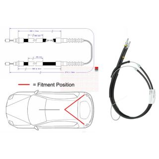 Trosas, stovėjimo stabdys FAI AutoParts FBC0022