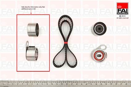 Paskirstymo diržo komplektas FAI AutoParts TBK115