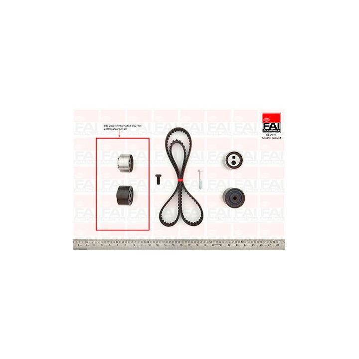 Paskirstymo diržo komplektas FAI AutoParts TBK124