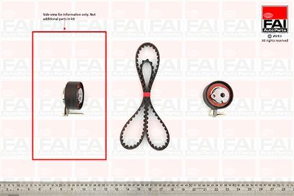Paskirstymo diržo komplektas FAI AutoParts TBK145