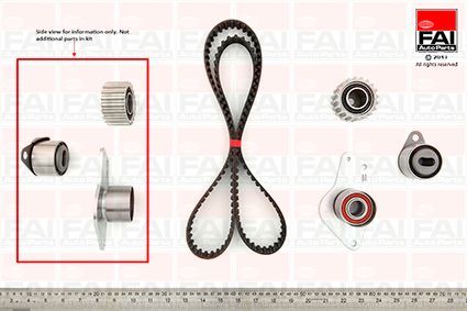 Paskirstymo diržo komplektas FAI AutoParts TBK217