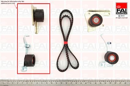 Paskirstymo diržo komplektas FAI AutoParts TBK39