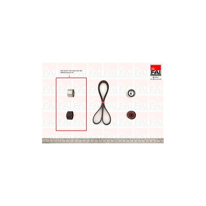 Paskirstymo diržo komplektas FAI AutoParts TBK418