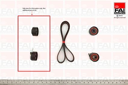 Paskirstymo diržo komplektas FAI AutoParts TBK419