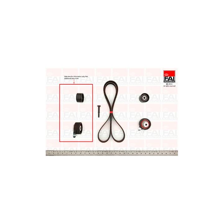 Paskirstymo diržo komplektas FAI AutoParts TBK433