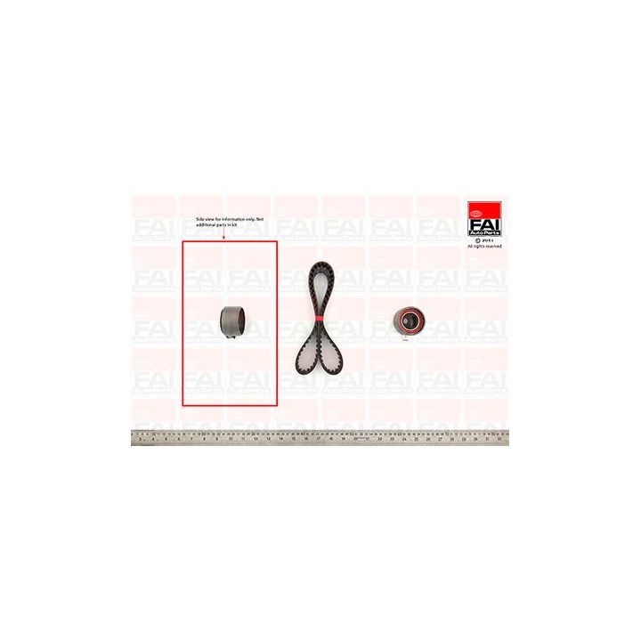 Paskirstymo diržo komplektas FAI AutoParts TBK464