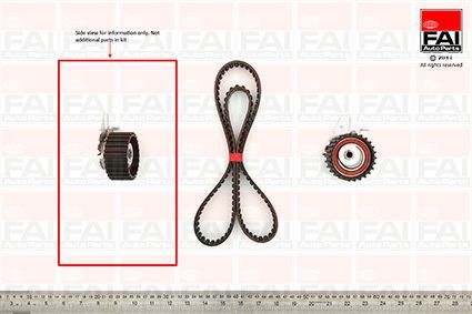 Paskirstymo diržo komplektas FAI AutoParts TBK75