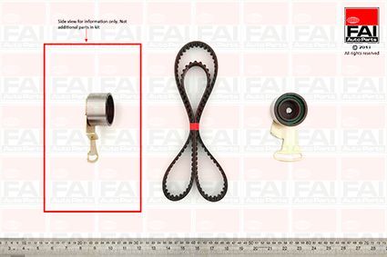 Paskirstymo diržo komplektas FAI AutoParts TBK81